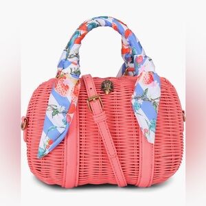 NWT Kurt Geiger Kensington Basket Boston Crossbody Bag